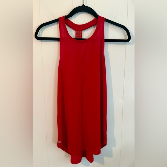 Athleta Red T Back Strap Power Of She Workout Tank Top Womens Size XS - Picture 2 of 13